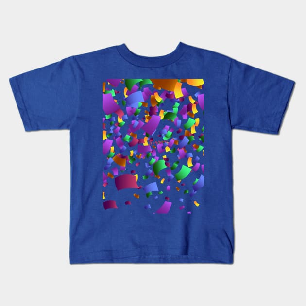 Paper Confetti Kids T-Shirt by LibrosBOOKtique